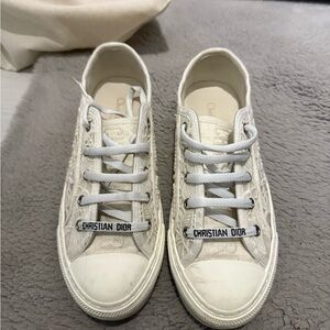 Christian Dior RARE Embroidered White Sneakers